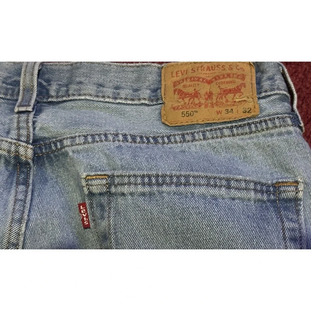Levi's 550 Men's Blue Jeans 34x32